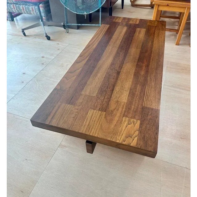 Arts & Crafts Inspired Midcentury Bench / Coffee Table by Lane For Sale In Boston - Image 6 of 7