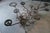 1980s Glass Top Dining Table with One of a Kind Steel Rebar Base For Sale - Image 12 of 17