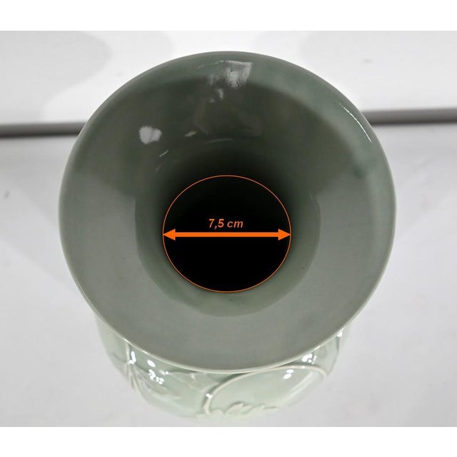 Chinese Celadon Vase, 1900s For Sale - Image 18 of 18