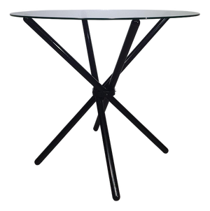 Italian Folding Table with Aluminium Frame, 1980s