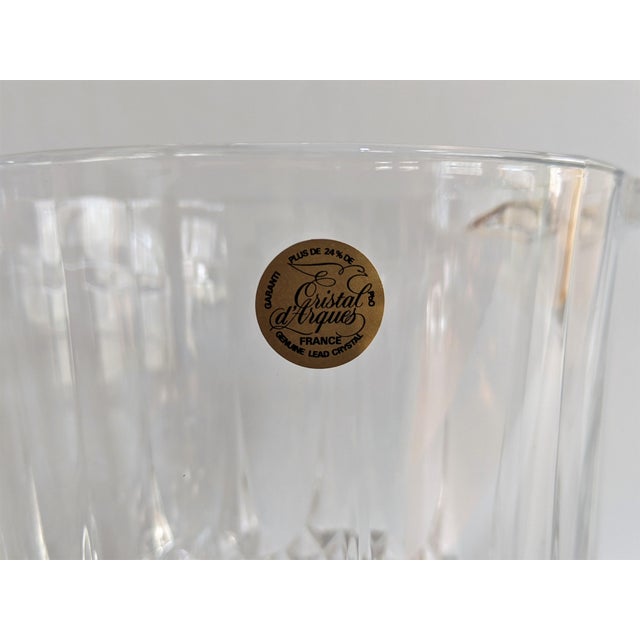 Cristal d'Arques Longchamp Crystal Champagne Ice Bucket Chairish