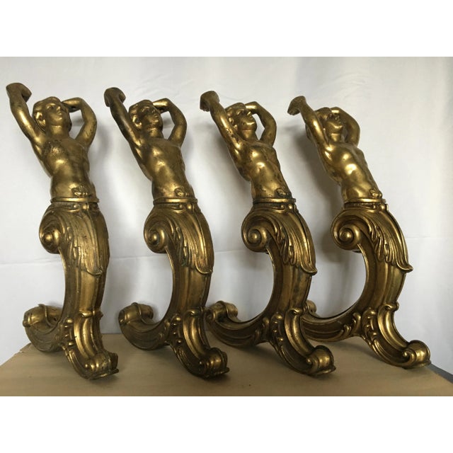 Brass Figures, 1950s, Set of 4 For Sale - Image 16 of 16