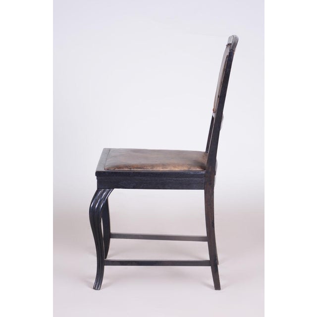 Black Dining Chairs attributed to Otto Prutscher, 1890s, Set of 6 For Sale - Image 6 of 18
