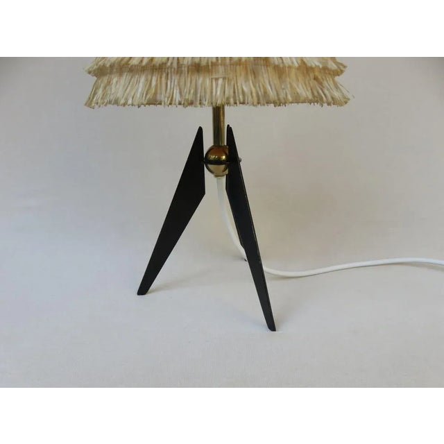 Austrian Tripod Brass Table Lamp, 1950s For Sale - Image 15 of 18