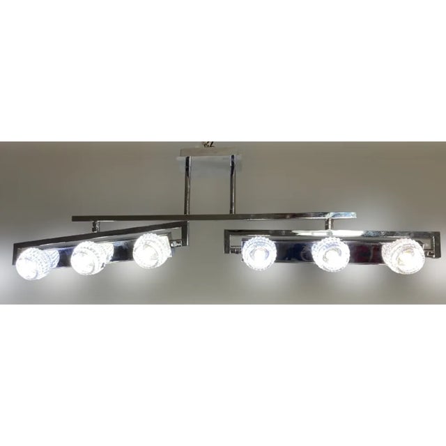 Bohemian Crystal Lamp, 1990s For Sale - Image 3 of 11