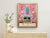 A beautiful decorative pink interior scene by Michelle Heimann. The palette is made up of variations of pinks, blues and...