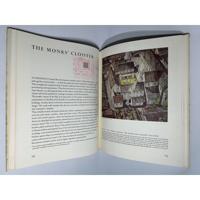 1980s Illustrated Folio, Lorna Price's the Plan of St. Gall-in Brief-an Overview of the 3 Volume Work by Walter Horn & Ernest Born, Signed - 1 Book For Sale - Image 11 of 15