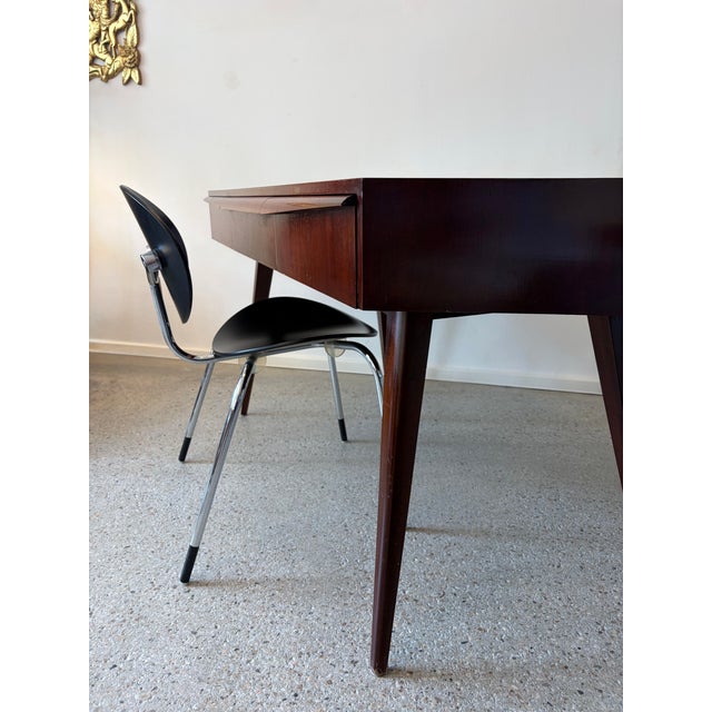 Mid-Century Desk with Book Shelf, Germany, 1950s For Sale - Image 11 of 16