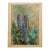 Henry Emil Salloch Original Pastel on Paper Meadow Study of Purple Lupines. For Sale