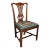 1800's Antique Embroidered Side Chair For Sale