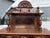 Antique Walnut Bookcase / Cupboard with Fitted Shelves & Drawer For Sale - Image 5 of 15