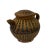 Chinese Chinese Ware Brown Woven Pattern Ceramic Jar Vase Display Art For Sale - Image 3 of 7