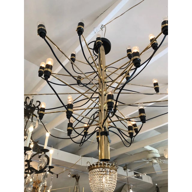 Gino Sarfatti Gino Sarfatti Multi Tiered Mid Century Modern Chandelier For Sale - Image 4 of 8