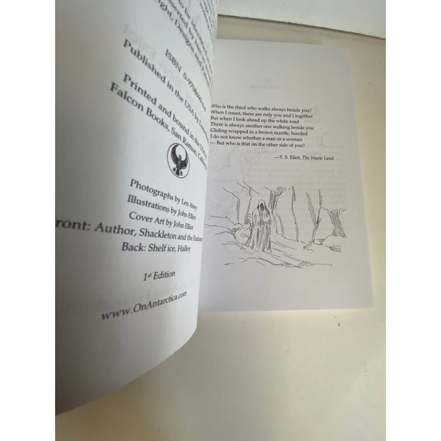 John Elliot On Antarctica Illustrated by Listed Artist John Elliot, Opa For Sale - Image 4 of 11