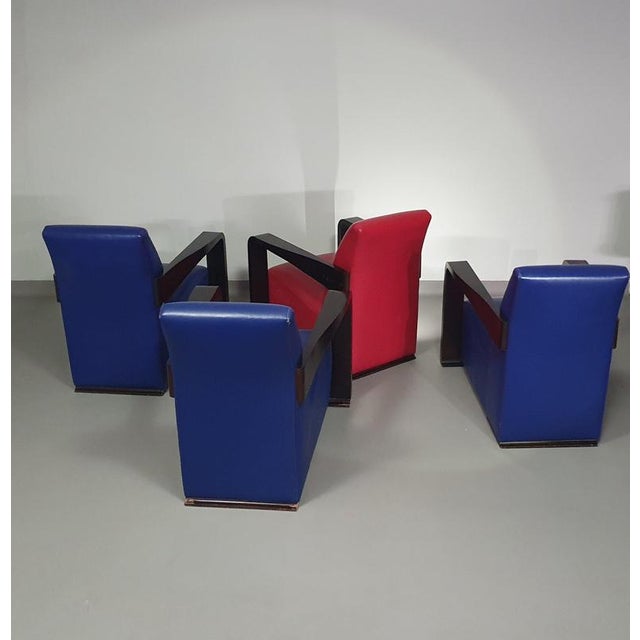 Vintage Ying Lounge Chairs by Hugues Chevalier for Tommy Hilfiger, 1990s, Set of 4 For Sale - Image 10 of 15