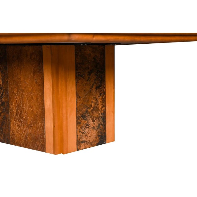 Early 20th Century Paul Kingma Style Brutalist Coffee Table Slate Craft South Africa For Sale - Image 10 of 12