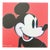 After Andy Warhol, Mickey Mouse Red, 1980s, Print For Sale