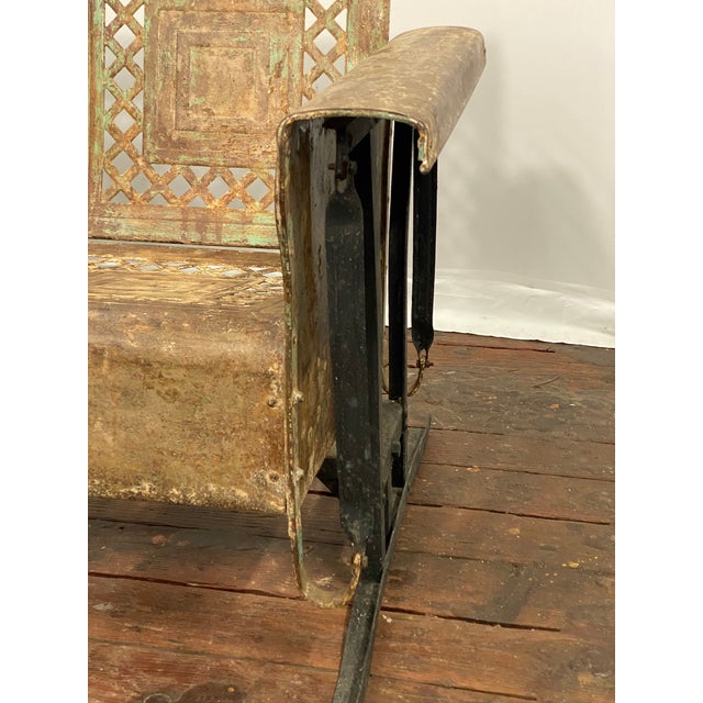 1950s Bunting Iron Porch Glider For Sale - Image 10 of 15