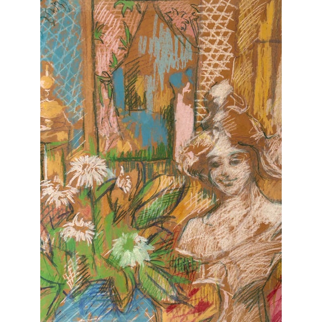 Vintage Still Life Pastel Drawing, Christopher 1975 For Sale In Miami - Image 6 of 12
