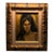1960s Jan De Ruth Signed Oil Portrait of a Woman in Ornate Gold-Tone Frame For Sale