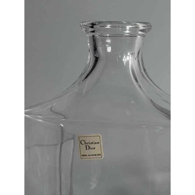 Lead Crystal Decanter and Whiskey Glasses from Christian Dior, 1970s, Set of 7 For Sale - Image 11 of 16