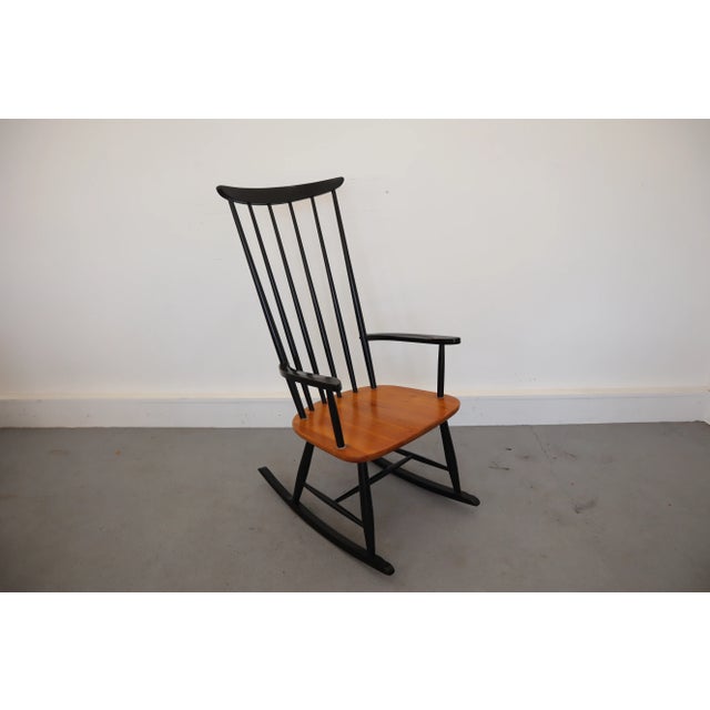 Mid-Century Rocking Chair by Ilmari Tapiovaara, 1960s For Sale - Image 14 of 14