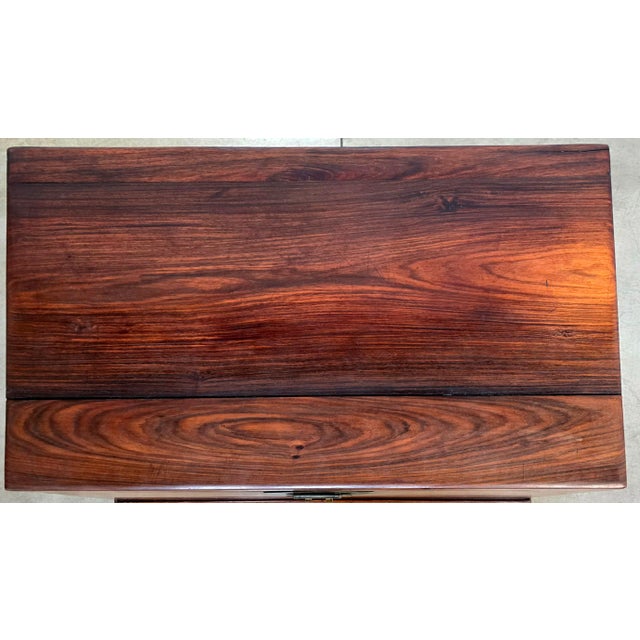 Antique Chinese Polished Rosewood Trunk For Sale - Image 4 of 12