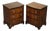 Vintage English Bedside Tables, Set of 2 For Sale