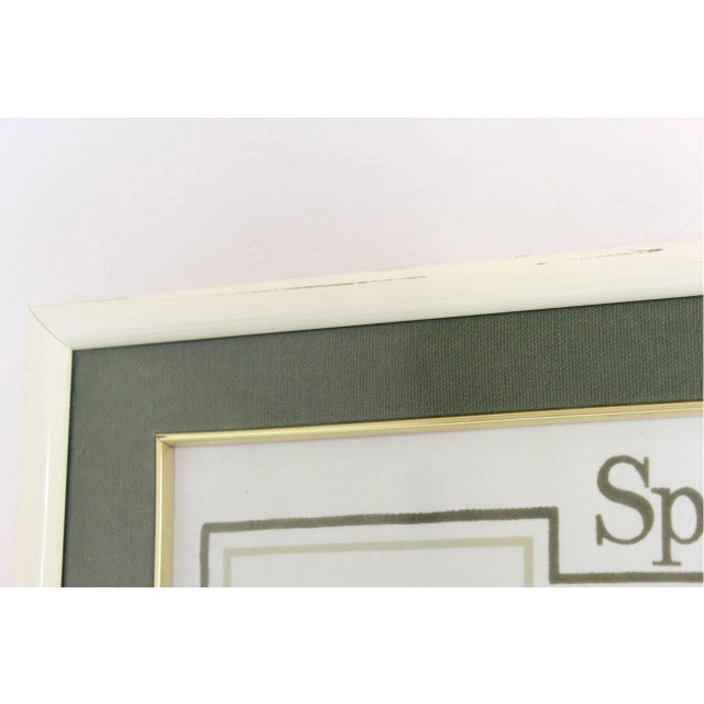 Glass Vintage Flower Chart, 1960s For Sale - Image 7 of 12