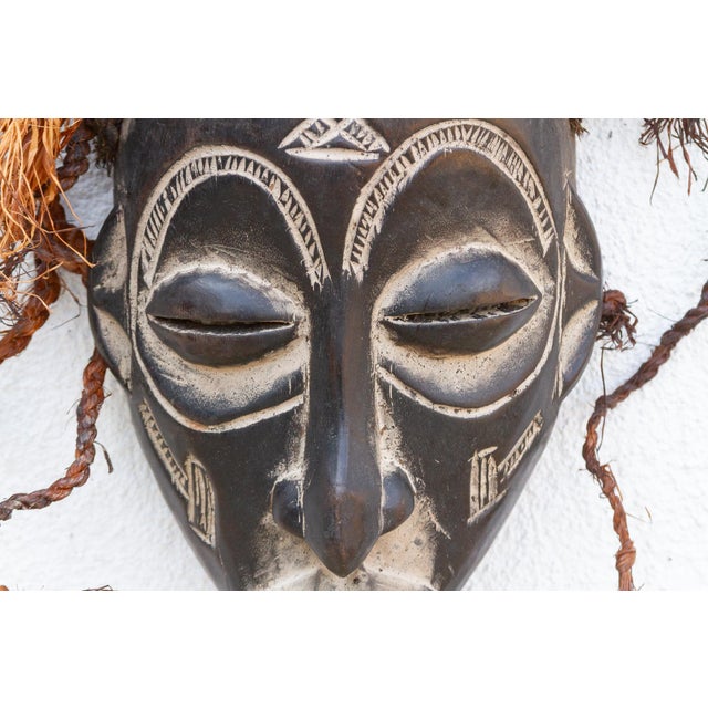 1950s Vintage Guro African Mask, Tranquil Spirit For Sale - Image 5 of 9