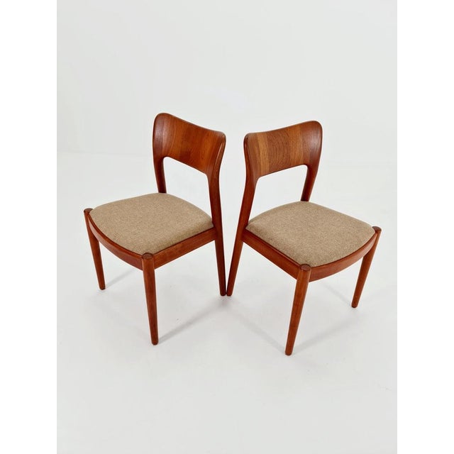 Niels Koefoed Vintage Danish Teak Dining Chair by Niels Koefoed for Koefoed Hornslet, 1960s For Sale - Image 4 of 11