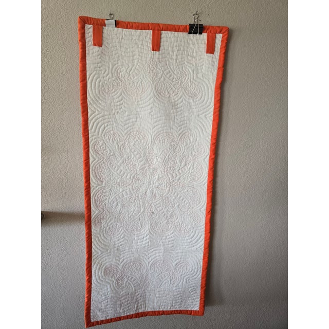 Late 20th Century Hawaiian Quilted Wall Hanging For Sale - Image 11 of 14