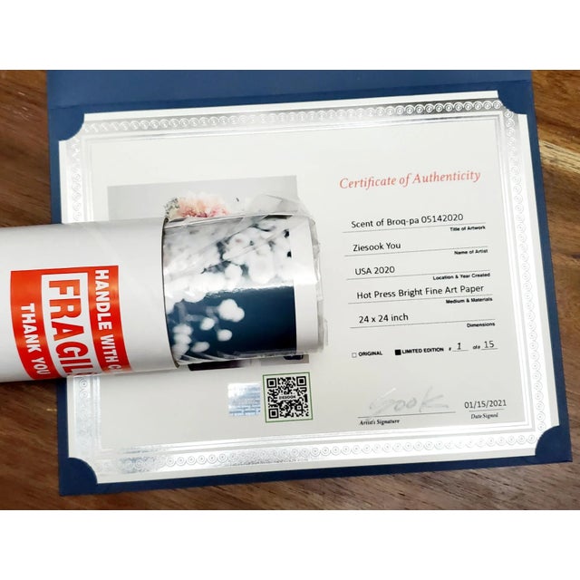 2020s "Scent of Austin 11252021g" Contemporary Surrealist Figurative Botanical Portrait Photograph by Ziesook You For Sale - Image 5 of 5