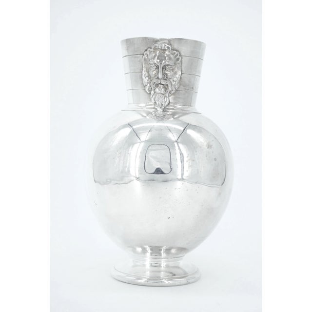 Step back in time with our exquisite late 19th century English silver plate water jug tableware serving pitcher. Crafted...