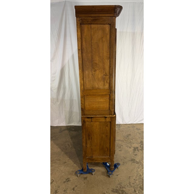 Mid 19th Century 1840’s Antique Oak French Bookcase For Sale - Image 5 of 7