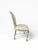 Vintage French Louis XVI Style Carved Wood Side Chair With Original Painted Finish For Sale - Image 4 of 12