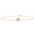 Oval Cut Natural Emerald Chain Bracelet With Diamonds in 14k Solid Yellow Gold For Sale - Image 10 of 17