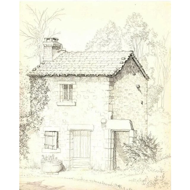 Original pencil drawing. Signed “A. Brudieux" lower right. Very good condition. Includes passepartout 34 x 49 cm. This...