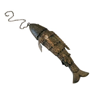 Silver Articulated Koi Fishing Lure with Chain For Sale