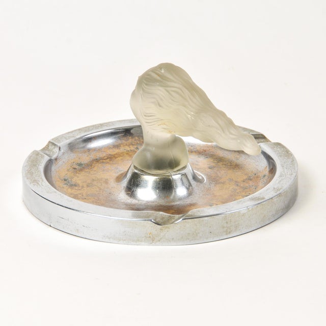 Art Deco Art Deco Goddess of Smoke Ashtray Circa 1930's For Sale - Image 3 of 11