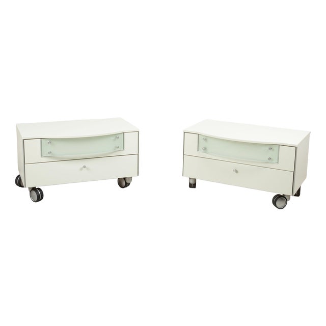 Sideboards in White from Hülsta, Set of 2 For Sale