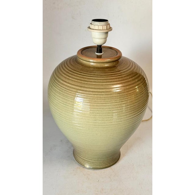 Large Table Lamp in Ceramic, France, 1970 For Sale - Image 6 of 9