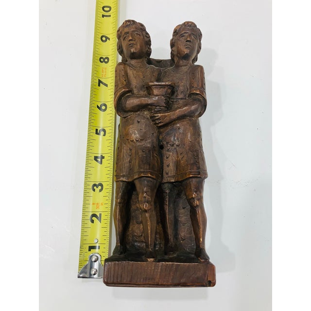 Figurative Late 19th Century Set of Four Figurative Oak Carvings For Sale - Image 3 of 11