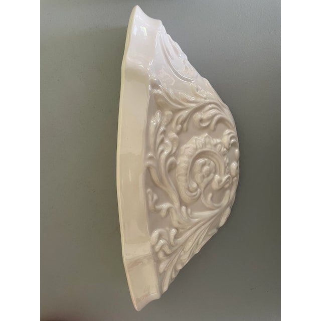 Vintage 1970s Painted Ceramic Lavabo For Sale - Image 4 of 7