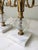Vintage Marble & Hobnail Glass Vanity Table Lamps, a Pair For Sale In Chicago - Image 6 of 9
