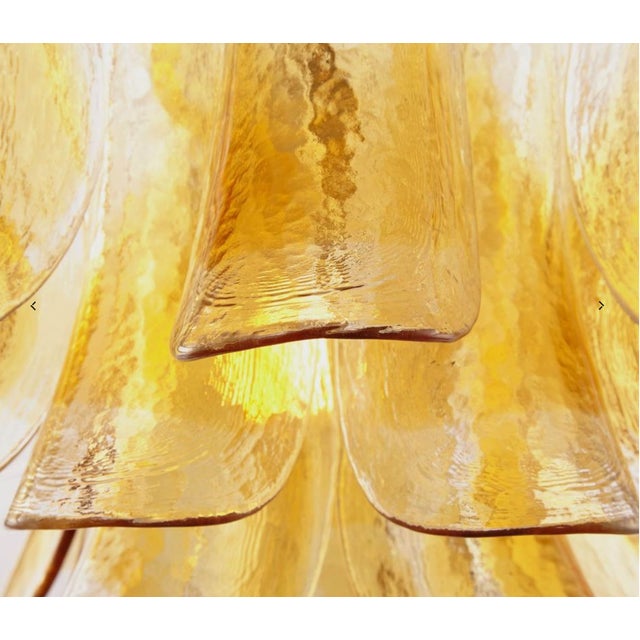 1970s Glass Chandelier from Mazzega, 1970s For Sale - Image 5 of 8