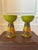 Fabulous pair of vintage Rosenthal Netter Aldo Londi for Bitossi Art Pottery candleholders, made in Italy. Rare design and...