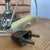 Small Portuguese Baroque Inspired Table Lamp in Ornate Brass and Bubble Glass, 1950s For Sale - Image 10 of 11