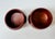 Vintage Caribcraft Mahogany Apple Snack Plates and Cups, Set of 13 For Sale - Image 11 of 15