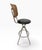 1960s Mid-Century Modern Umanoff Style Slatted Swivel Bar Stools - Set of 4 For Sale - Image 5 of 6